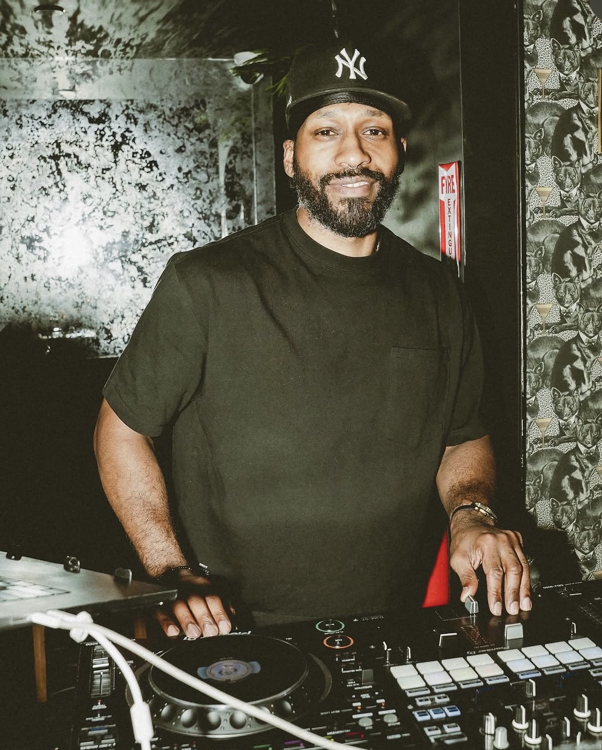 DJ MoreSouPlease at the decks